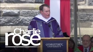 Charlie Rose: Georgetown U. Commencement Speech (May 16, 2015)