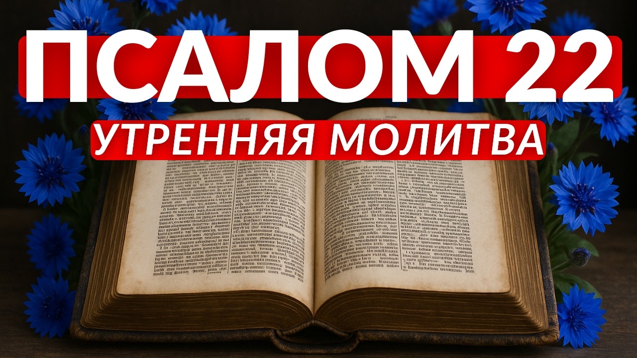 ПСАЛОМ 22 | 🙏 Господь — Пастырь мой | Утренняя молитва
