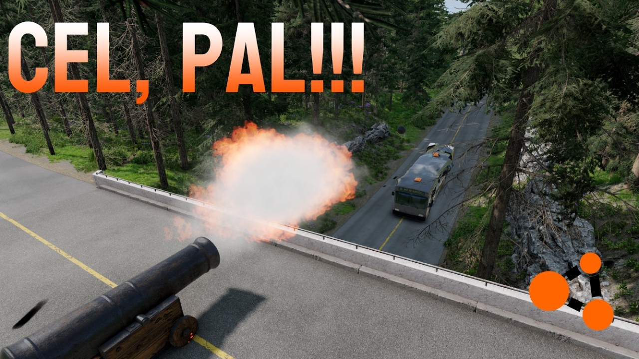 Misje z armatą w BeamNG.drive