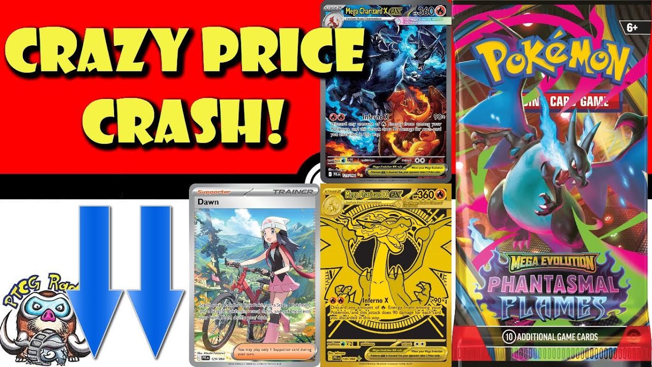 Phantasmal Flames Price Won't Stop Crashing! How Low Can it Go!? (Pokemon  TCG News)