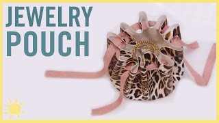 DIY | No Sew Jewelry Pouch(These beautiful no-sew jewelry pouches are super easy and inexpensive to make and a dead ringer for a designer one that retails for $75! Don't forget to ..., 2017-02-24T14:00:01.000Z)