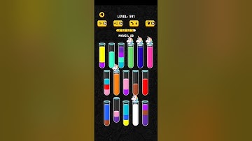 Map 591 Solution||Color Water Sort 3D!