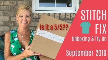 Stitch Fix - September 2019:  Unboxing & Try On...Different stylist, great picks!💕
