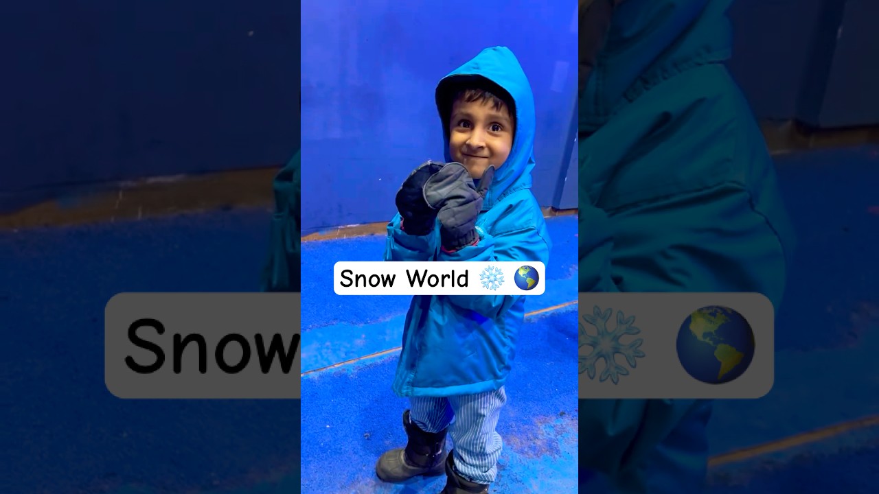 Trip to Snow World-Part 1 #snow#snowworld#kidsvlogging#kidsvideo#family#mall#seawoods#fun#familytime