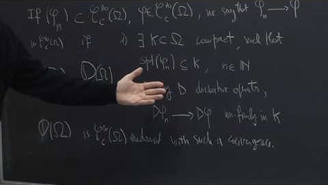 Partial Differential Equations - Giovanni Bellettini - Lecture 28