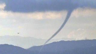 和歌山有田沖で竜巻 大気不安定に