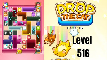 Drop The Cat Level 516 Walkthrough Solution 