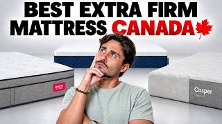 The Best Extra Firm Mattresses in Canada (2026): Top 5 Picks