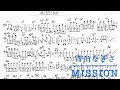 MISSION / 青山なぎさ ベース譜