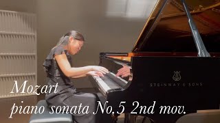 Miyu Shindo Mozart piano sonata No.5 K.283 2nd mov.
