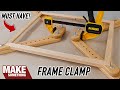 How to make a picture frame clamping jig.