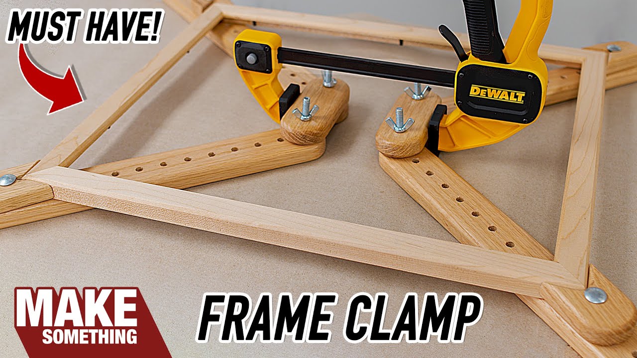 How to make a picture frame clamping jig. - YouTube