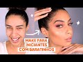 MAKE PRA INICIANTES SÓ COM BARATINHOS - PASSO A PASSO DA PELE E OLHO | JULIANA LOUISE