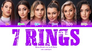(Color Coded Lyrics) G-Nat!on - 7 Rings (Original by Ariana Grande) | The Voice Australia 2021 Resimi