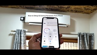 How to Use Phone as AC Remote for Panasonic AC (Connect & Use Phone to Panasonic Wifi AC MirAie App)