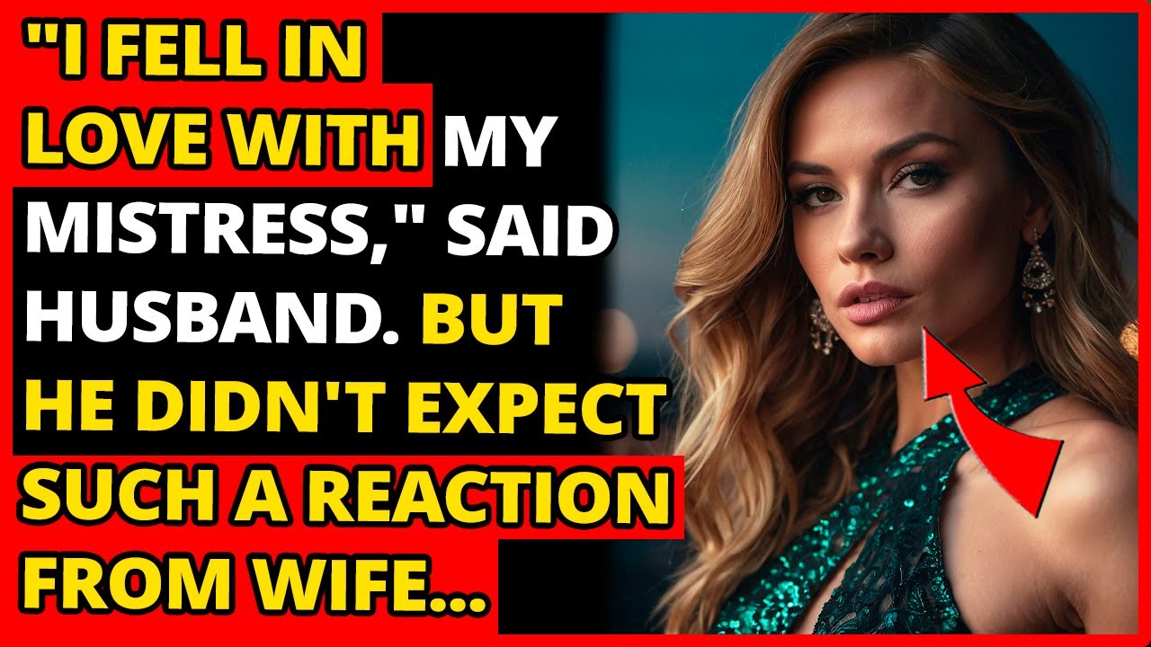 "I Fell In Love With My Mistress," Said Husband. But He Didn't Expect