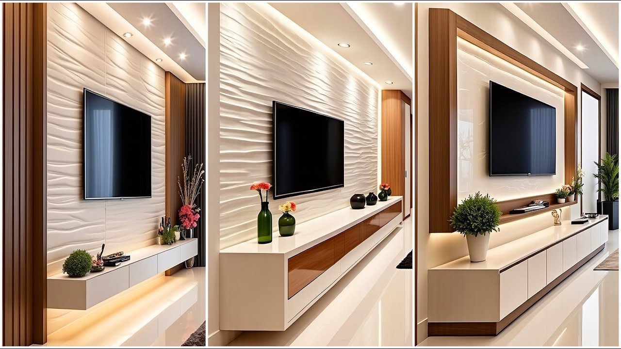 Top 100 Modern Wall Decoration Ideas 2025 | Stylish Living Room Panels ...