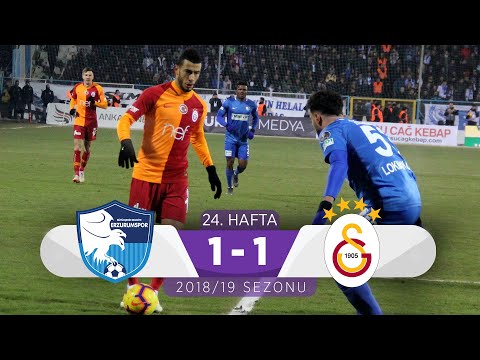 BB Erzurumspor (1-1) Galatasaray | 24. Hafta - 2018/19