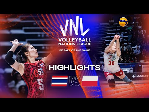 🇹🇭 THA vs. 🇵🇱 POL - Highlights Week 1 | Women's VNL 2023