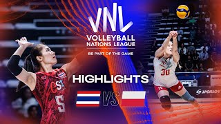 🇹🇭 THA vs. 🇵🇱 POL - Highlights Week 1 | Women's VNL 2023