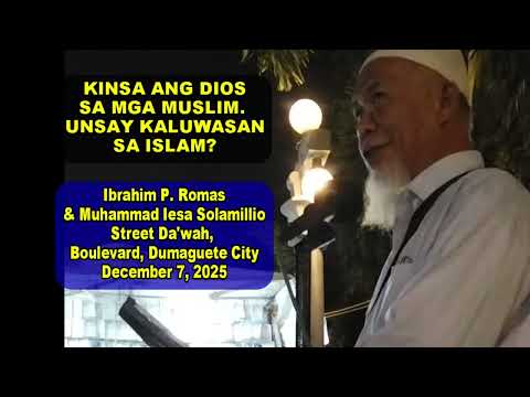 Street da'wah kinsa ang Dios sa mga Muslim