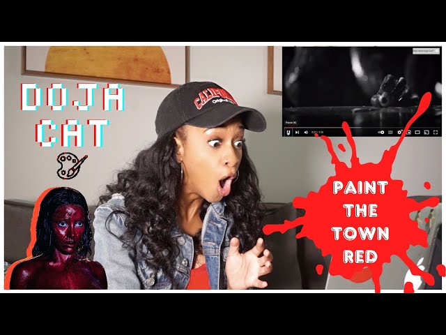 a statement.💥 | Doja Cat "Paint The Town Red" Official Music Video Reaction