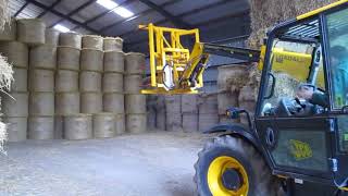 Big Square and Round Bale Stacker