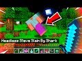 Fighting HEADLESS Steve In My MINECRAFT WORLD!