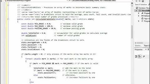 Stucts, Methods, and Arrays in C# - Part 4 - Array Processing