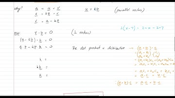 Specialist Mathematics - U1T2V6 Vector Projections part 1 (SC)