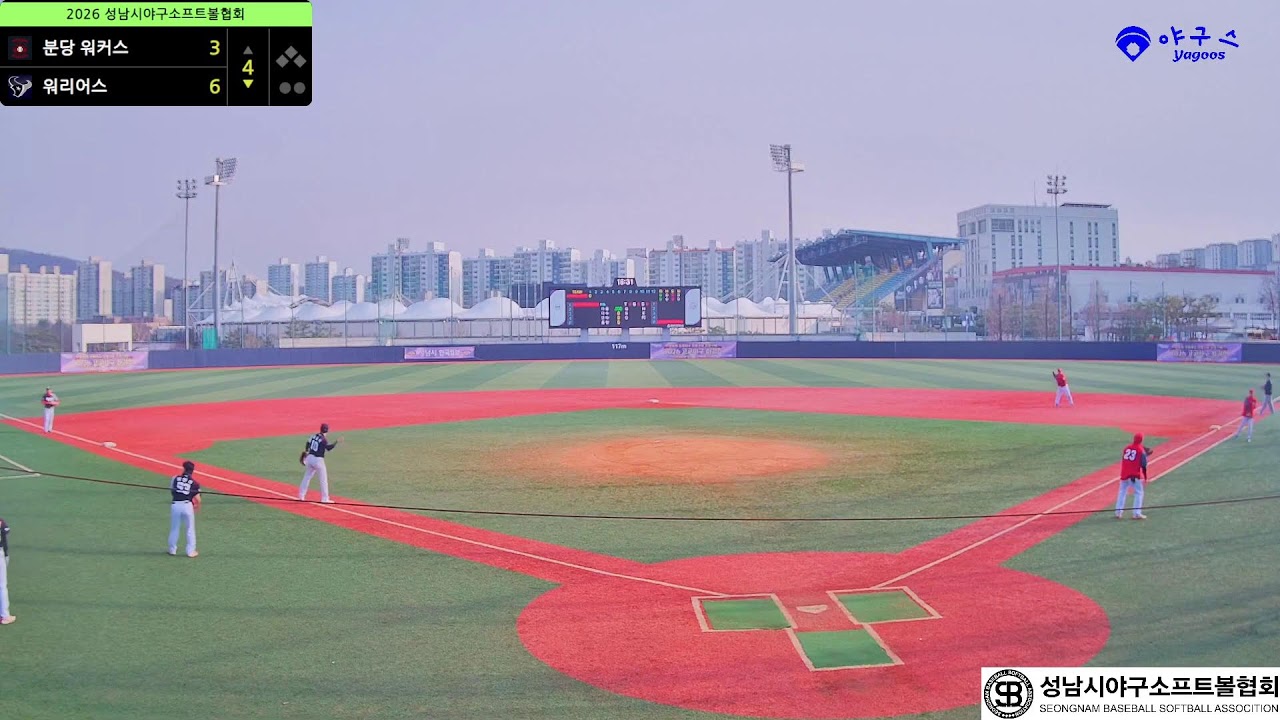 2026 성남시야구소프트볼협회 리그전(탄천 3/8 5경기)