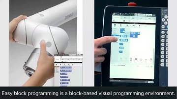Collaborative Robot COBOTTA PRO Easy block programming (optional)
