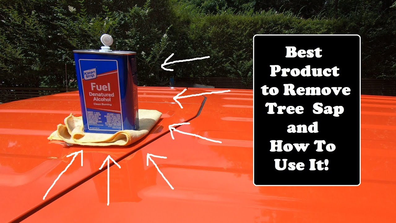 What is the Best Tree Sap Removal Product?