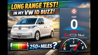 CAN I MAKE IT? VW ID Buzz Range Test: Heathrow Trip on 86% Battery! ⚡🚐Range Test