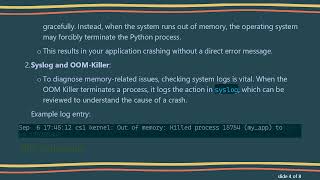 Understanding Python’s Behavior When Handling Large Data Sets and Resource Limitations