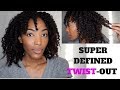 SUPER DEFINED twist out on dry hair!