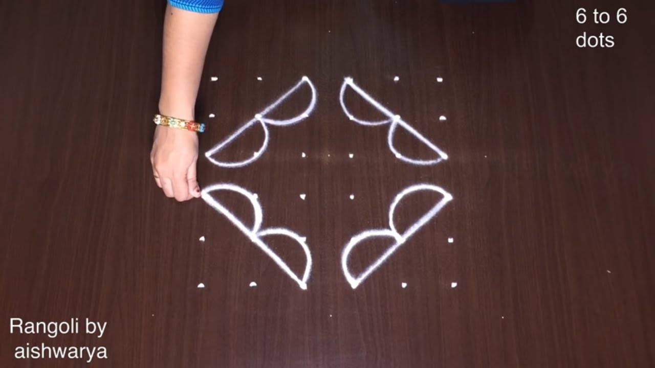 Beautiful Simple Daily Fantastic Muggu Kolam