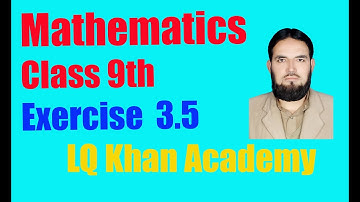 Exercise 3.5 | 9th Class Math