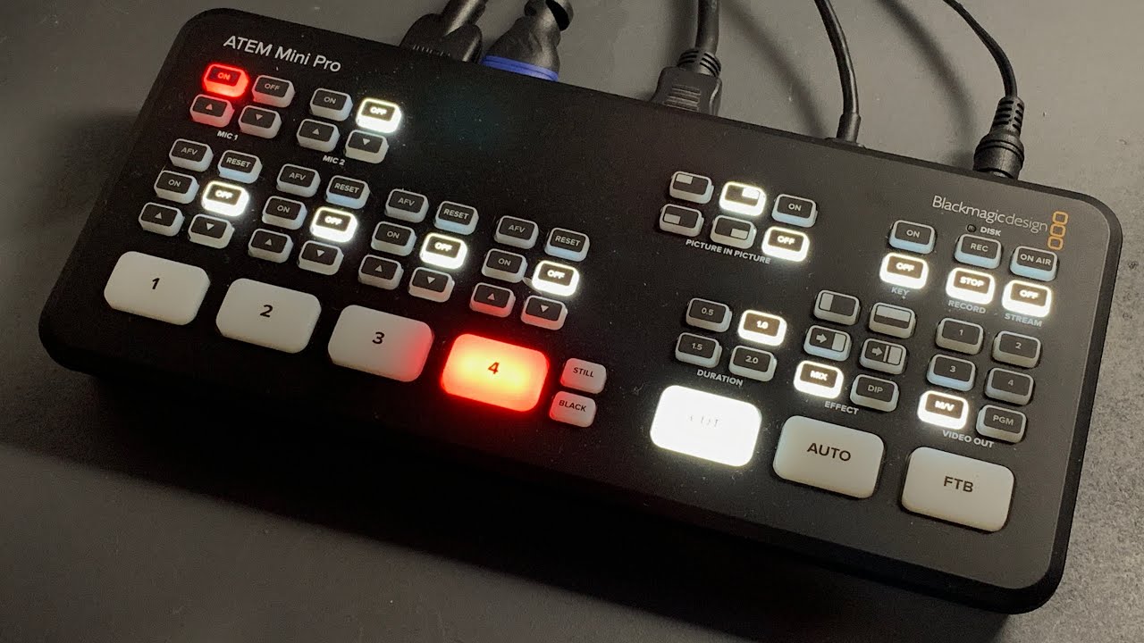 Hireacamera - Blackmagic ATEM Mini Pro HDMI Live Stream Switcher