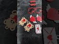 👉 Valentine’s Earrings – Elegant Heart 3D Printed Jewelry