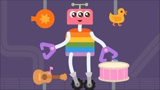 Sago Mini Robot Party (Learn Colors, Music, Robot &amp; Balloon)