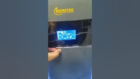 Microtek online ups max+ operation user