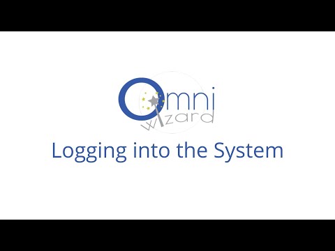 OMNI Wizard - Logging into the System