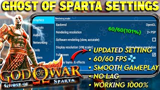 {UPDATED}🔥God Of War Ghost Of Sparta Best Settings For PPSSPP Emulator | 60 Fps No Lag Settings