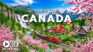 Canada 8K UHD – Admire the Majestic Beauty of the Rocky Mountains, Frozen Lakes, and Maple Forests