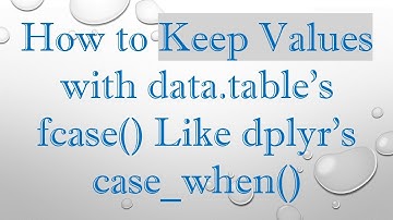How to Keep Values with data.table