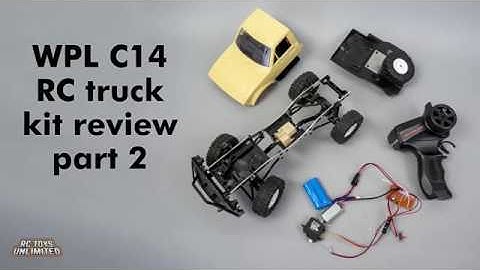 WPL C14 RC truck kit - part 2 - 3d printing and more complications