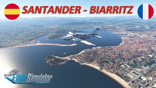 Ruta Santander-Biarritz. Full Flaps Airlines