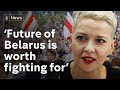 Belarus protests: Opposition activist Maria Kalesnikava says change is ‘worth fighting for’