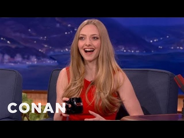 Amanda Seyfried Fainted On The Set Of "Les Misérables" | CONAN on TBS